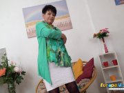 EuropeMaturE Hot Lady Solo Striptease and Stroking 1/16