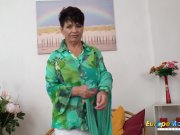 EuropeMaturE Hot Lady Solo Striptease and Stroking 2/16