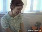 Amateur redhead teen masseuse giving him a happy ending 3/16