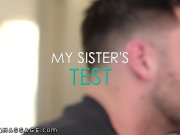 NuruMassage Abigail Mac Begs Step-Bro to Get in the Shower 1/16