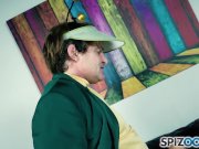 Spizoo - Big booty Kat Garcia take a huge cock in her throat, big boobs 16/16