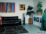 Spizoo - Big booty Kat Garcia take a huge cock in her throat, big boobs 2/16