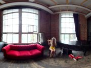 Beautiful amateur girls dancing and teasing in this exclusive VR video 12/16