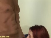 extreme preggo redhead teen deep fucked 4/16