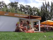 HUNT4K. Comely girl enjoys outdoor anal sex for money with new guy 1/16