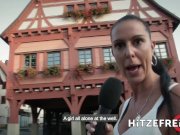 HITZEFREI German MILF Bonny Devil finds herself a big cock to fuck 2/16