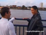 Three Brit chicks fucked in Schoolgirl outfits 2/16