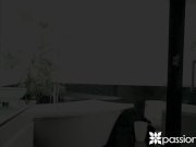 PASSION-HD Bathtime PLEASURE FUCK with tight pussy teen 1/16