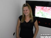 Plump Tits Blonde Bowing Boners in Glory Hole 1/16