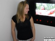 Plump Tits Blonde Bowing Boners in Glory Hole 3/16