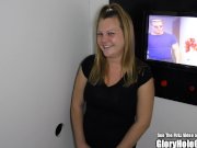 Plump Tits Blonde Bowing Boners in Glory Hole 4/16