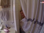 MyDirtyHobby - Blonde schoolgirl gets fucked in the bathroom! 5/16