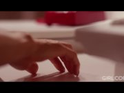 GIRLCORE Boss MILF Alexis Fawx Eats April O'Neil Under the Desk 2/16