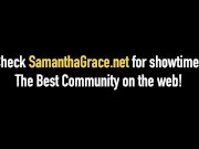 Samantha Grace Masturbates In Cuban Heeled Stockings! 1/16