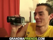 Boys teen have great time with busty mature plumper 2/16