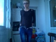 Cute Swedish Teen Dances And Strips 2/16