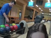 HUNT4K. Money helped hunter score successful strike in bowling bar 11/16