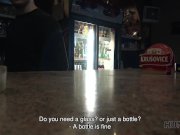 HUNT4K. Money helped hunter score successful strike in bowling bar 2/16