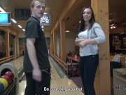 HUNT4K. Money helped hunter score successful strike in bowling bar 3/16