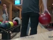 HUNT4K. Money helped hunter score successful strike in bowling bar 4/16