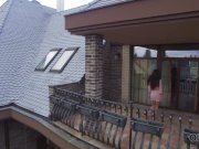 OLD4K. Old and young spouses nicely celebrate reunion in bedroom 4/16