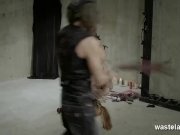 Submissive Blonde In BDSM Situation With Bondage Penetration Toys And Wax 4/16