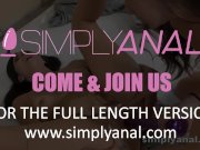 Dildo ass fucking for horny brunettes - Lesbian Anal Sex 16/16