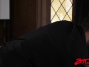 Inked sub Joanna Angel dominated with big cock and fed jizz 6/16