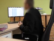 LOAN4K. New car costs money so blonde gets in hands of loan agent 1/16