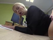 LOAN4K. New car costs money so blonde gets in hands of loan agent 13/16