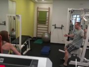 HUNT4K. Buddy earns a lot of cash by selling GF's tight pussy in gym 1/16