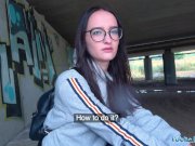 Public Agent Hot Czech body fucked under public bridge after sucking cock 3/16