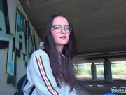 Public Agent Hot Czech body fucked under public bridge after sucking cock 5/16