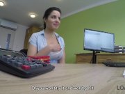 LOAN4K. Big boobs and ass of Alex makes tricky agent very horny 10/16