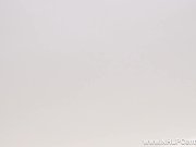 Hot blonde Natalia Forrest finger fucks wet pussy in open girdle and nylons 5/16