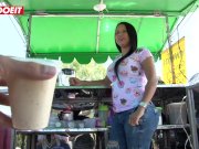 Horny Brunette has her Holes Filled #LETSDOEIT 3/16