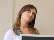 NAUGHTY SCHOOL GIRL TAKES AN EXAM WITH HARDCORE ANAL FUCK 7/16