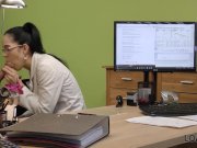 LOAN4K. Teen office worker gets new experience having sex for cash 8/16