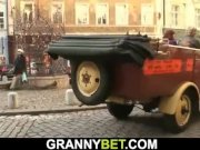 Guy picks up 60 years old granny and drills her hairy pussy 5/16