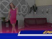 Slim hottie plays with her XXL pussy lips - Orgasm 4/16