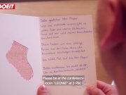 Christmas Orgy with Stunning Busty Babes in a German Office 4/16