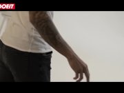 Babe with Big Natural Tits rides cock in maid costume 3/16