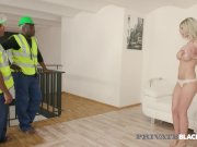 Wild Slut Nathaly Cherie Takes on Four Black Studs! 3/16