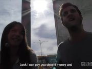 HUNT4K. Tricky guy fucks for cash hot chick who needed accommodation 4/16