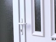 BLACK4K. Monique Woods is absolutely happy in black on white act 1/16