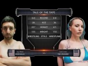 Sexy domme Lux Lives dominates little man Jay West 1/16