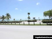 BBW Angelina Castro & Sexy GF Bedelli Masturbate At Beach! 2/16