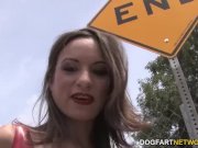 Amber Rayne Rough Interracial Gangbang 1/16