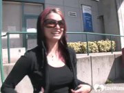Redhead babe gets slammed in hardcore fashion 2/16