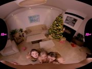 18VRcom Xmas Orgy With Lindsey Cruz Adele Unicorn & Candice Demelzza 7/16